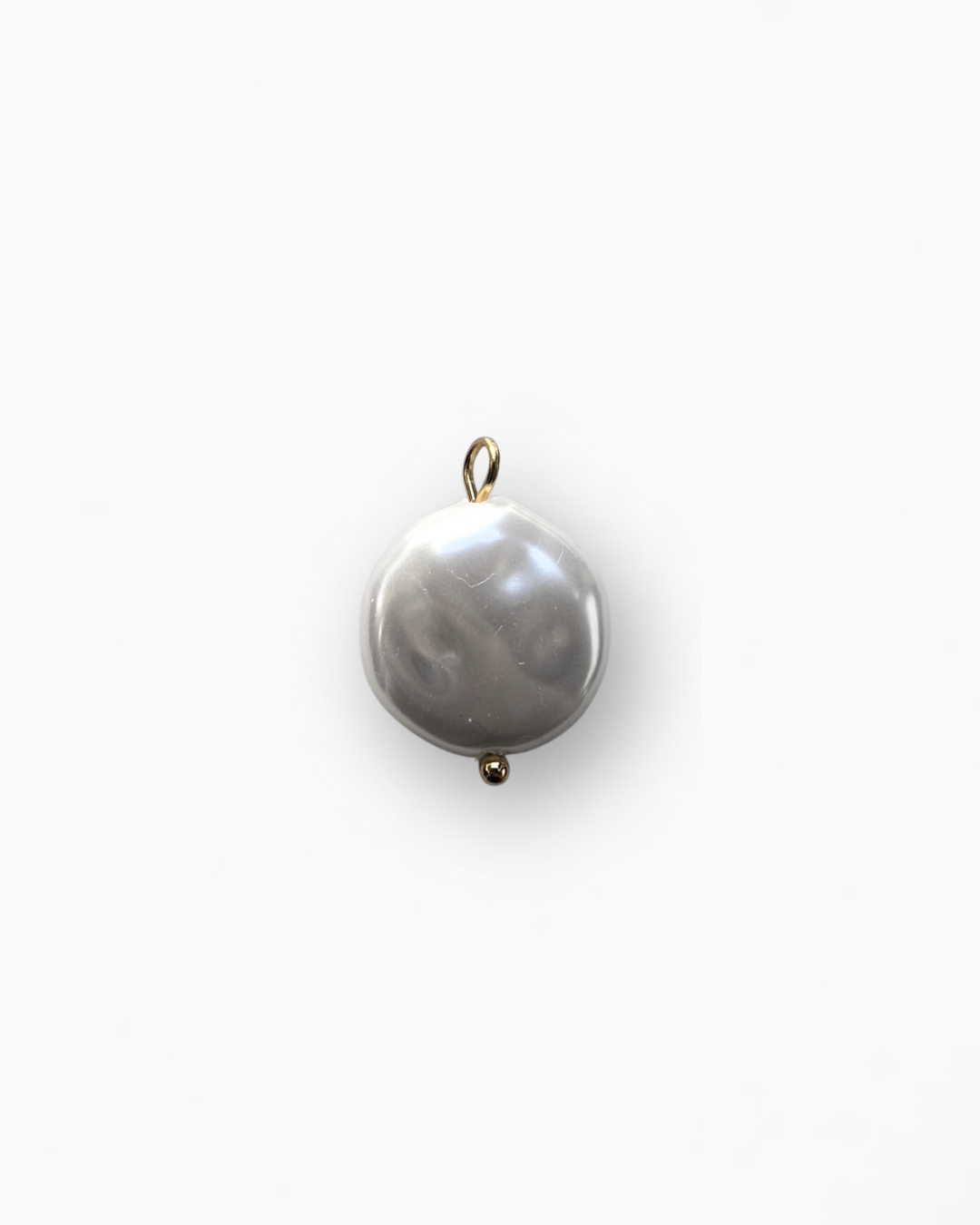 Pearl Coin Charm