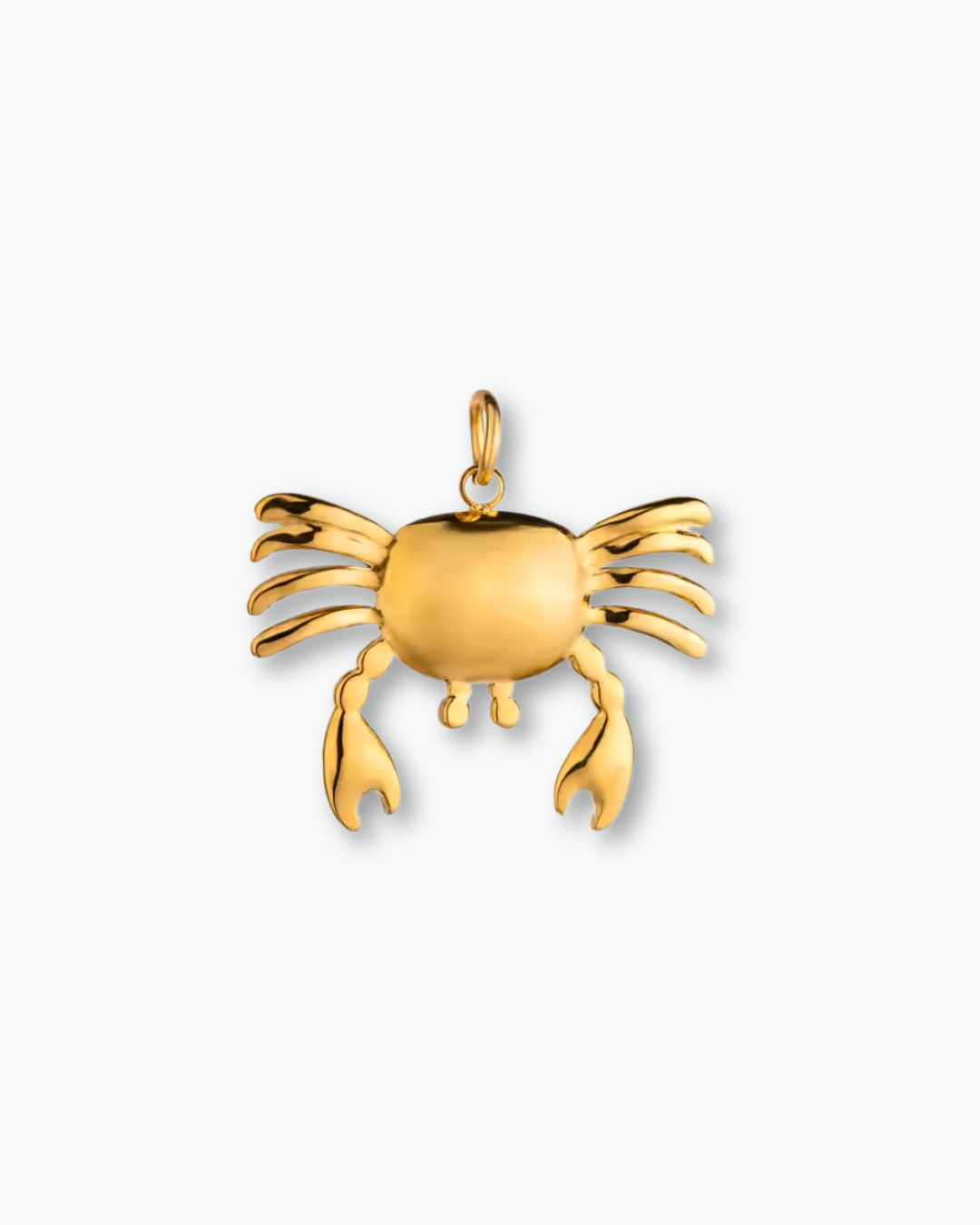 Golden Crab Charm