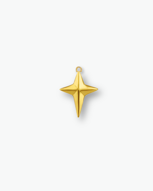 Mini Star Cross Charm