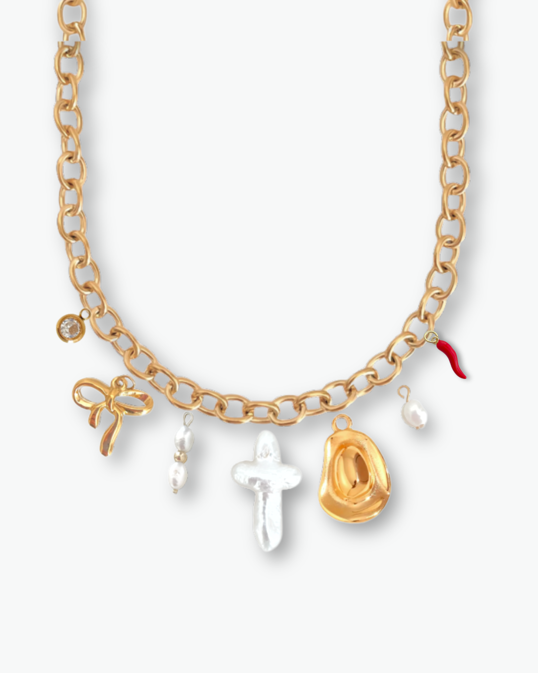 Western Shores Multi Charm Necklace