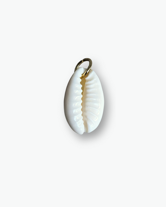 White Conch Shell Charm