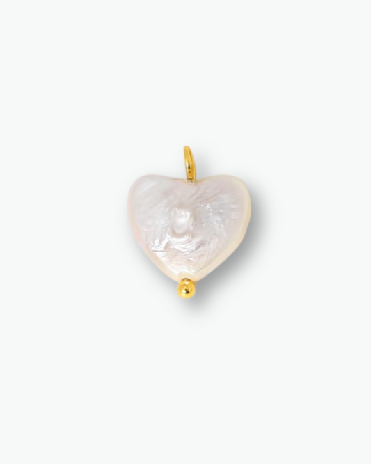 Heart Pearl Charm