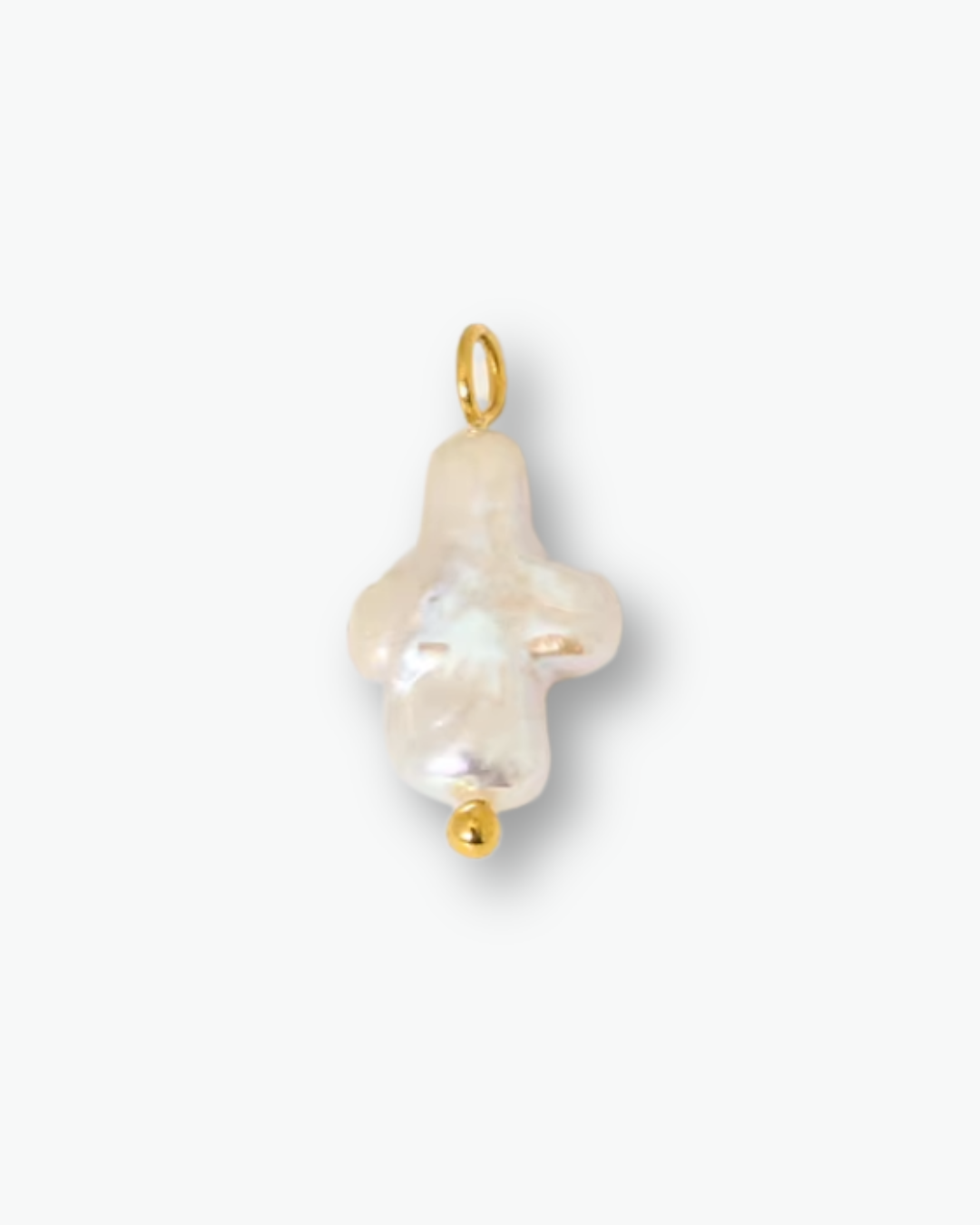 Pearl Cross Charm
