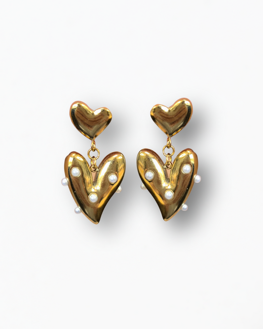 Amara Heart Earrings