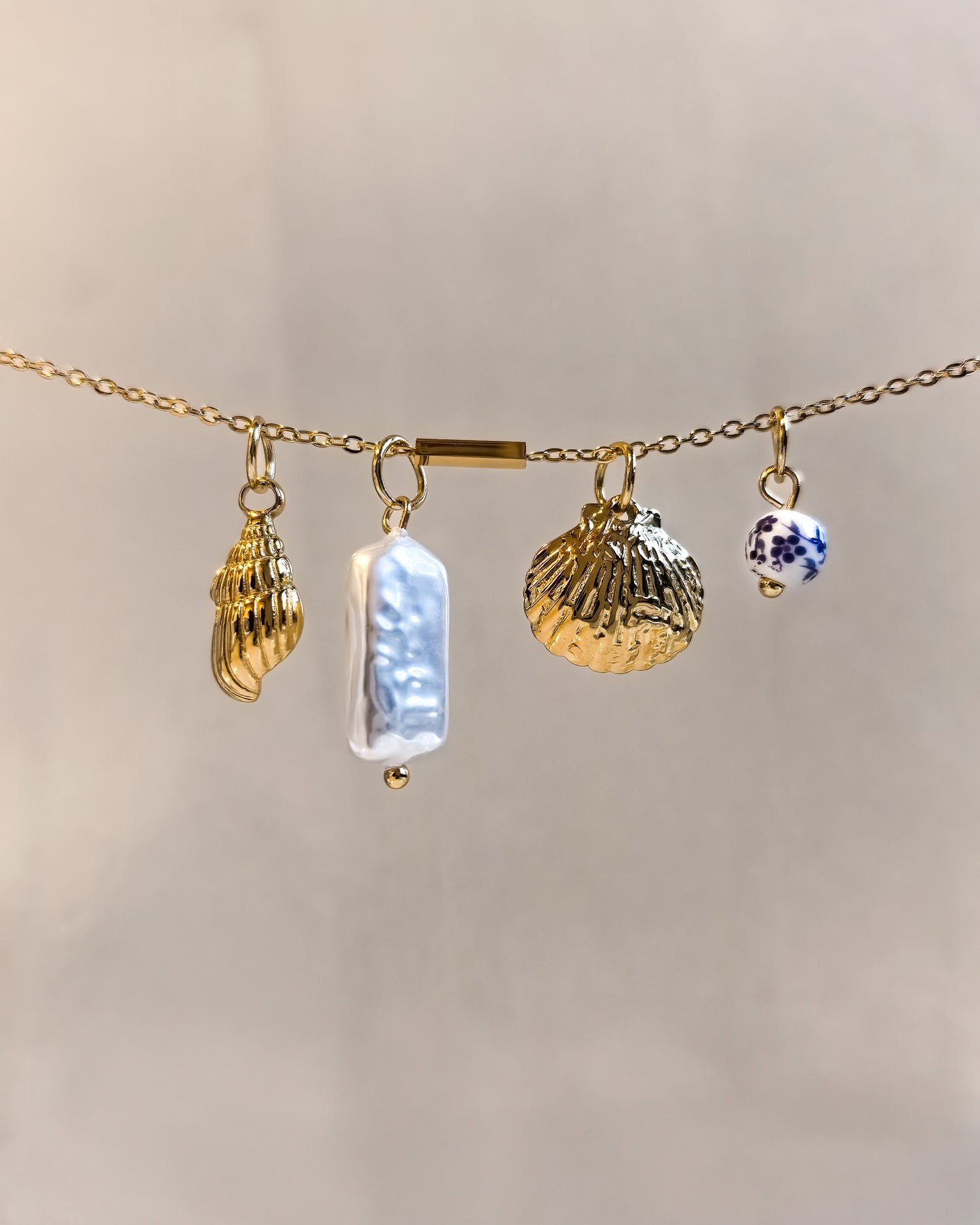Rectangular Pearl Charm