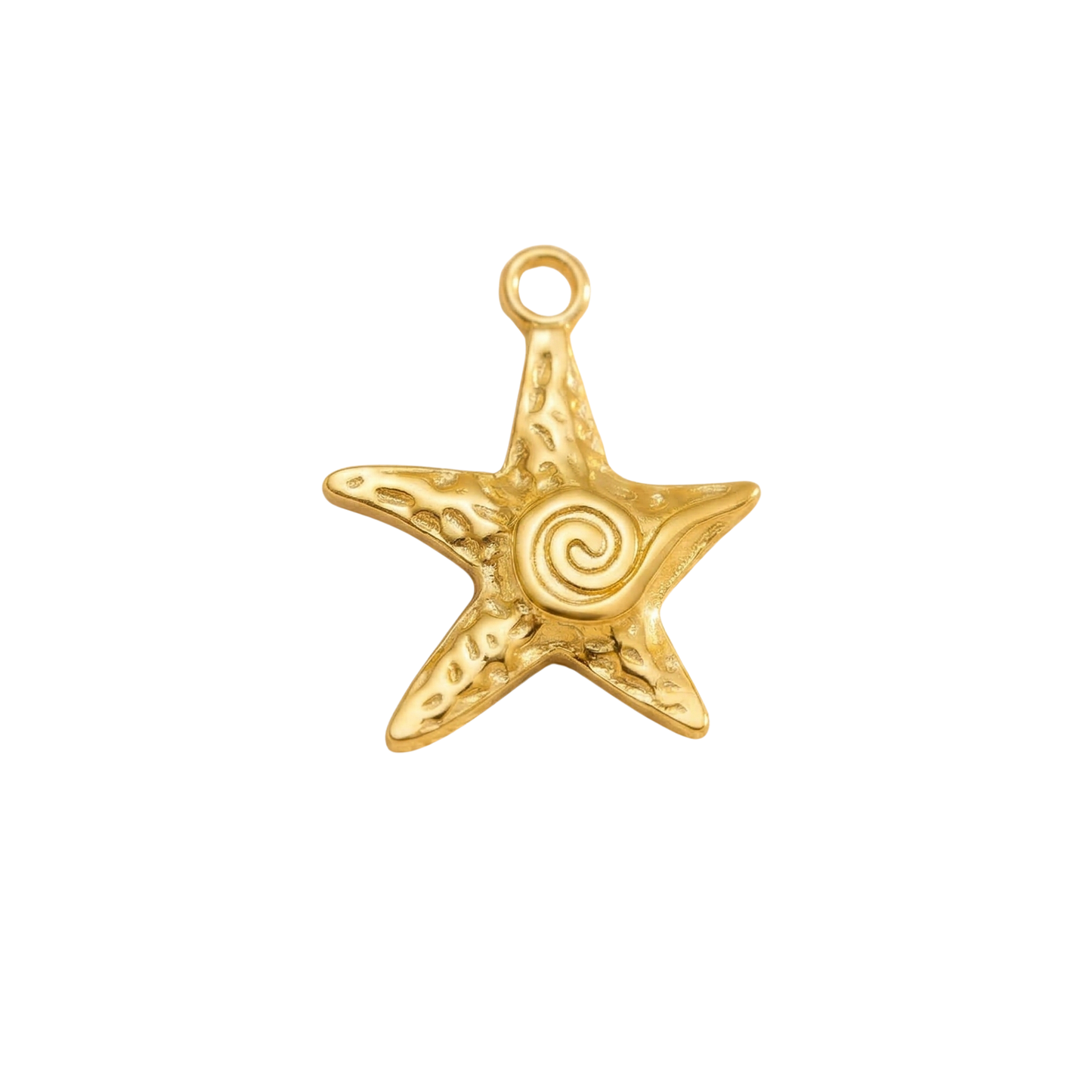 Swirly Starfish Charm