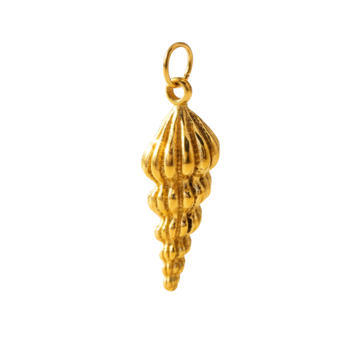 Gilded Conch Charm