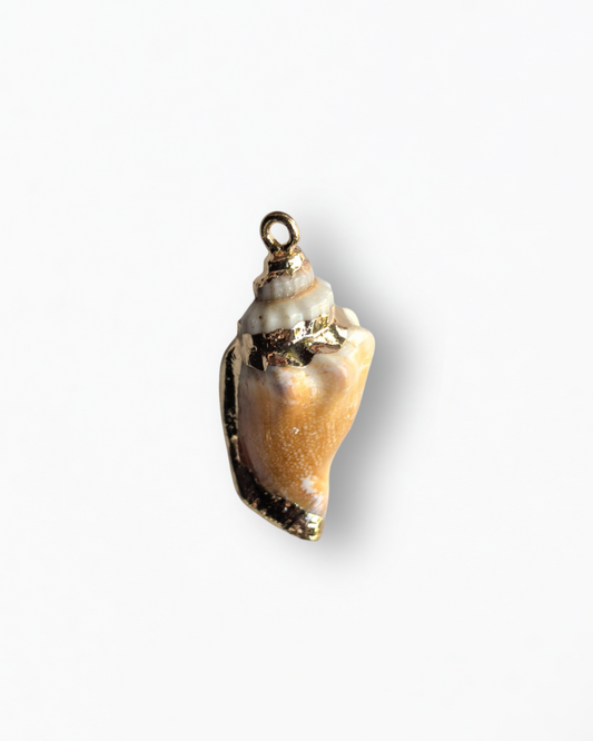 Gold Shell Charm