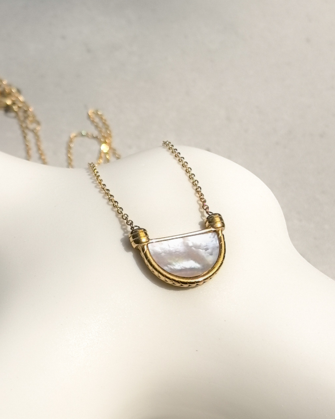 White Symphonic Necklace