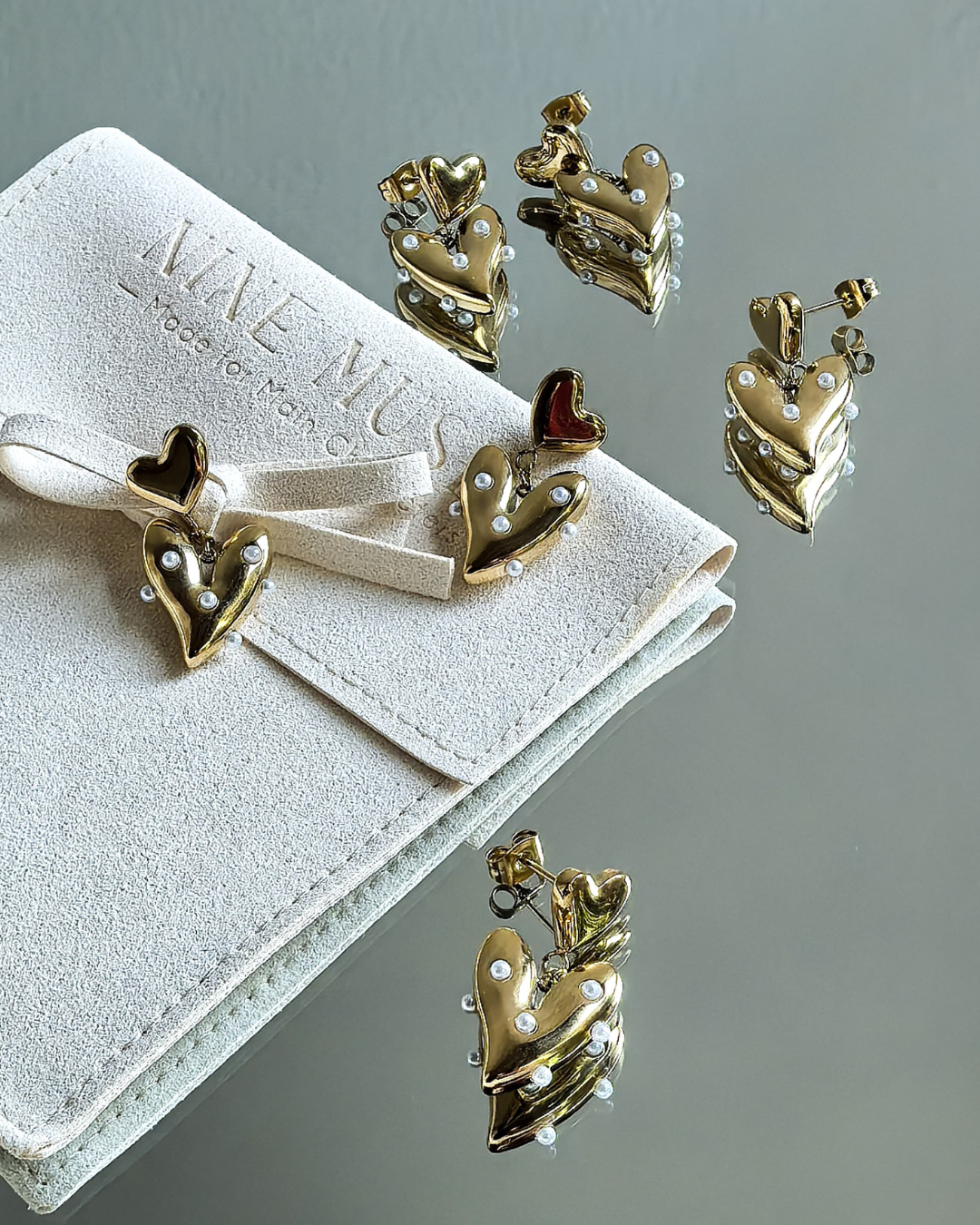 Amara Heart Earrings