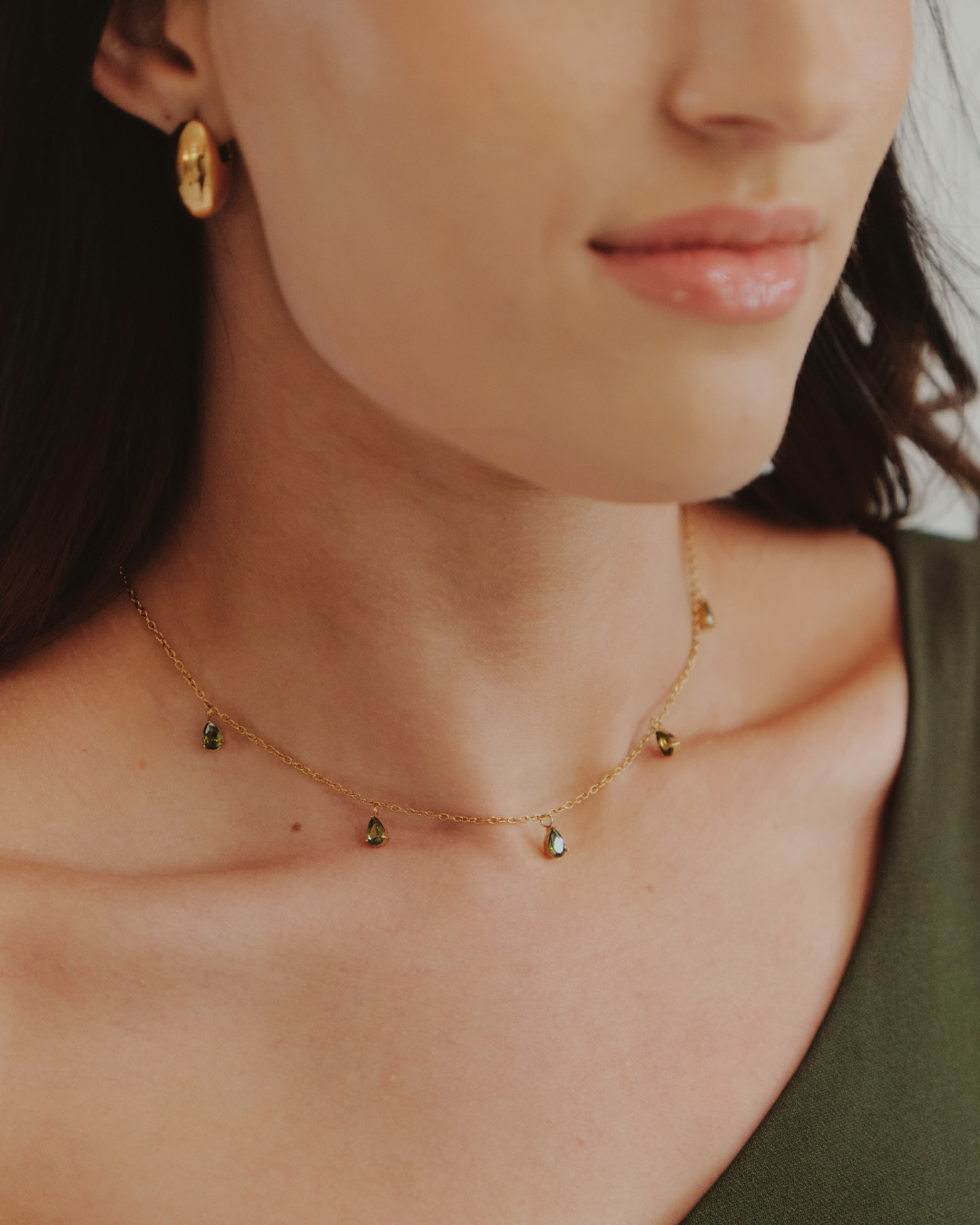 Lyre Drops Necklace