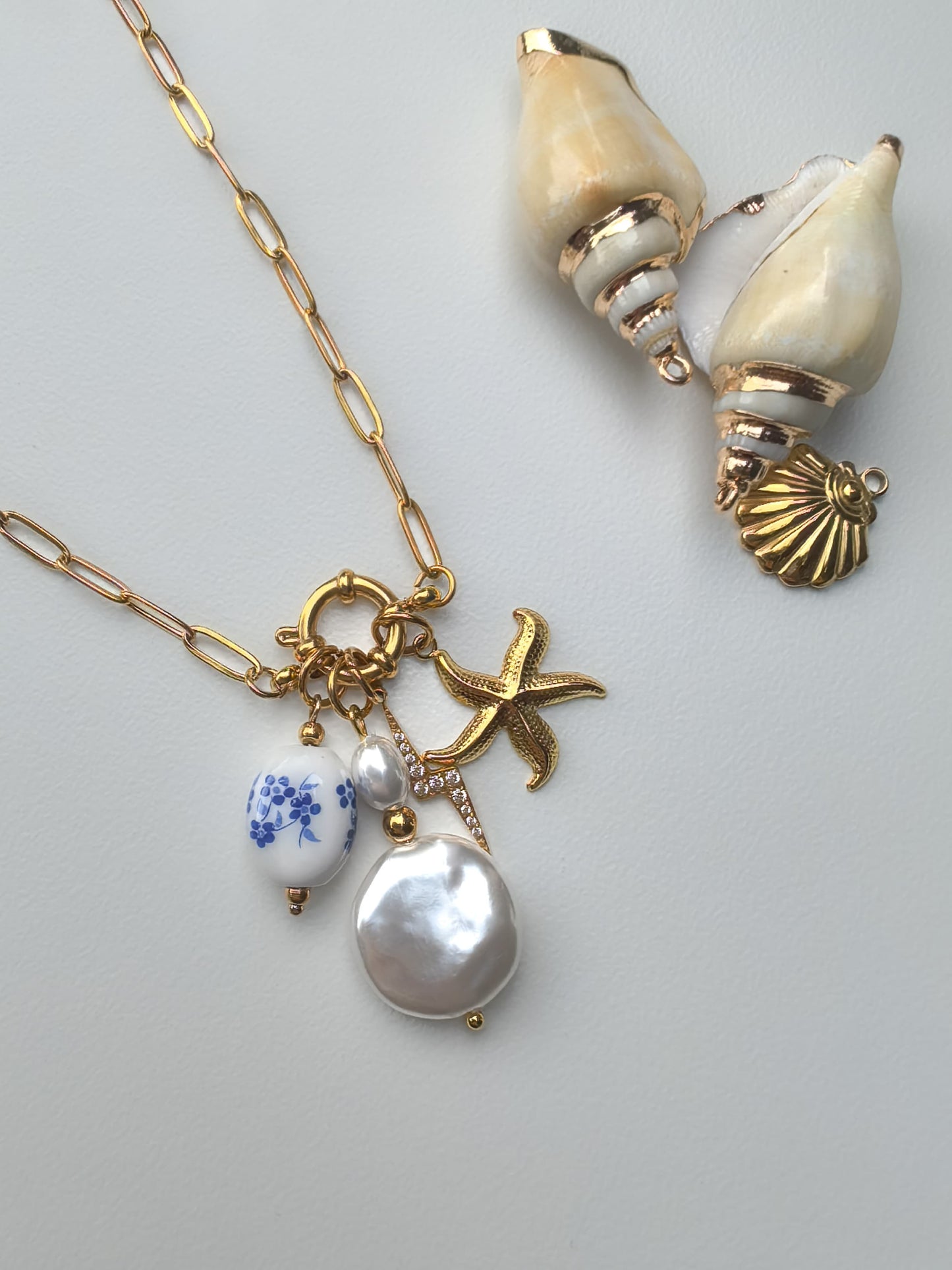 Oval Blossom Charm