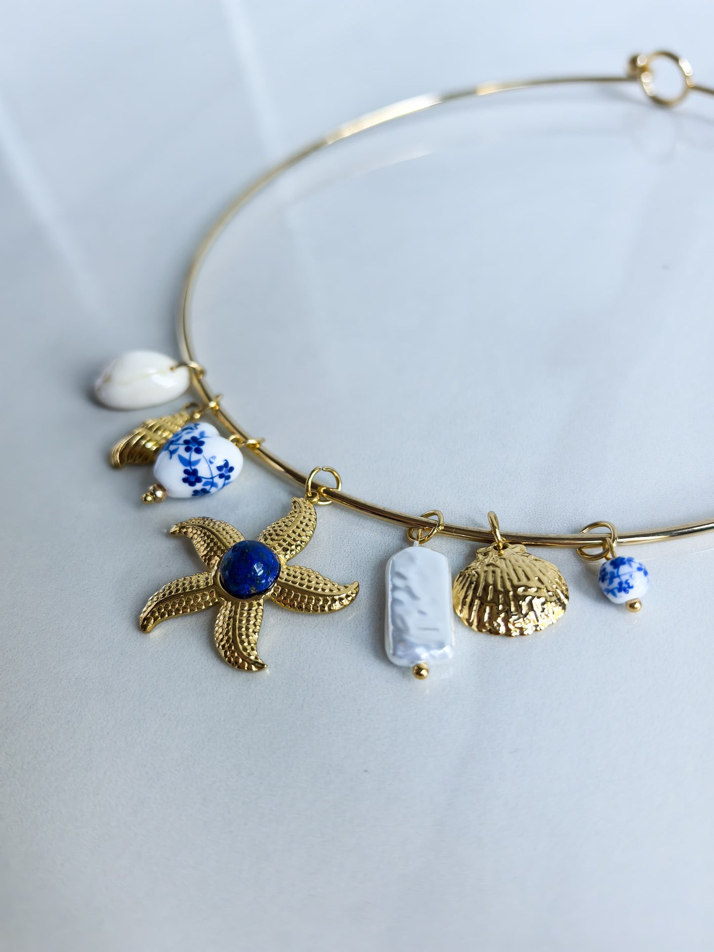 Rectangular Pearl Charm