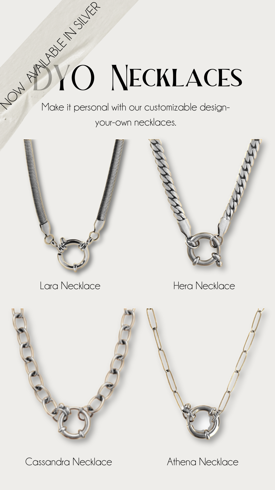 Now in Silver: Design-Your-Own Necklaces Just Got a Glow-Up