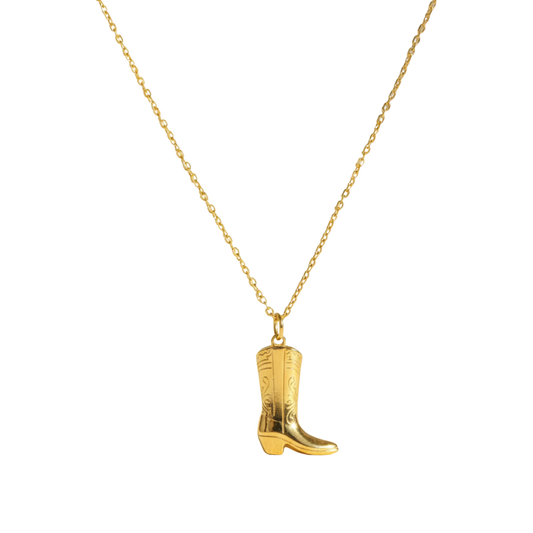 Cowboy Boot Necklace