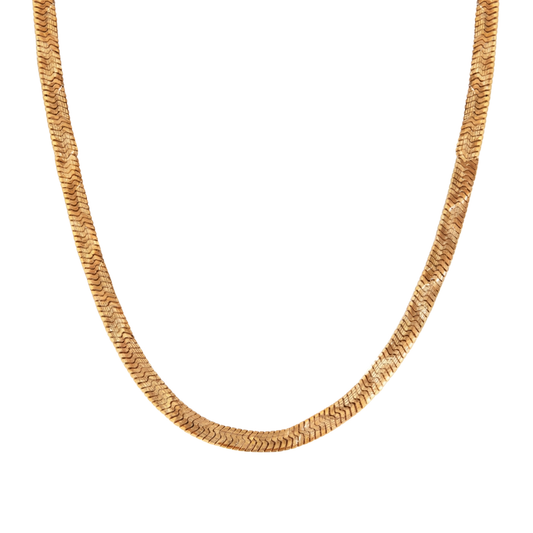Herringbone Snake Necklace