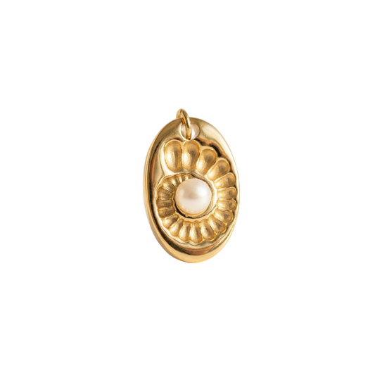 Fossil Pearl Charm