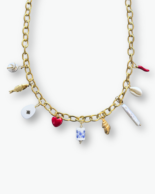 Isla Days Multi Charm Necklace