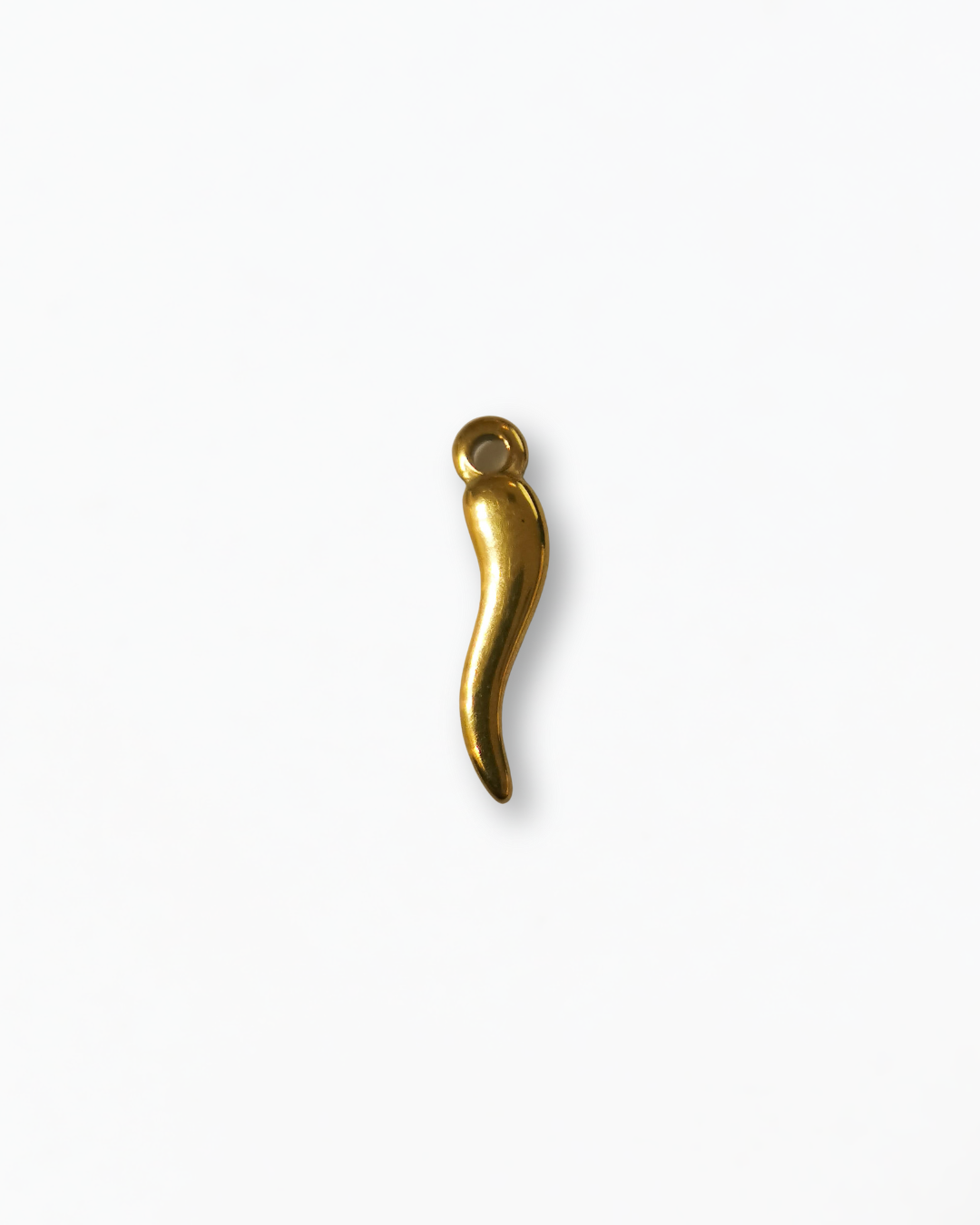 Gold Chili Charm