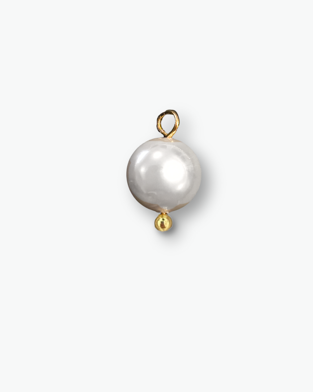 Tiny Pearl Nugget Charm