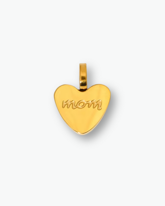 Mom Heart Charm
