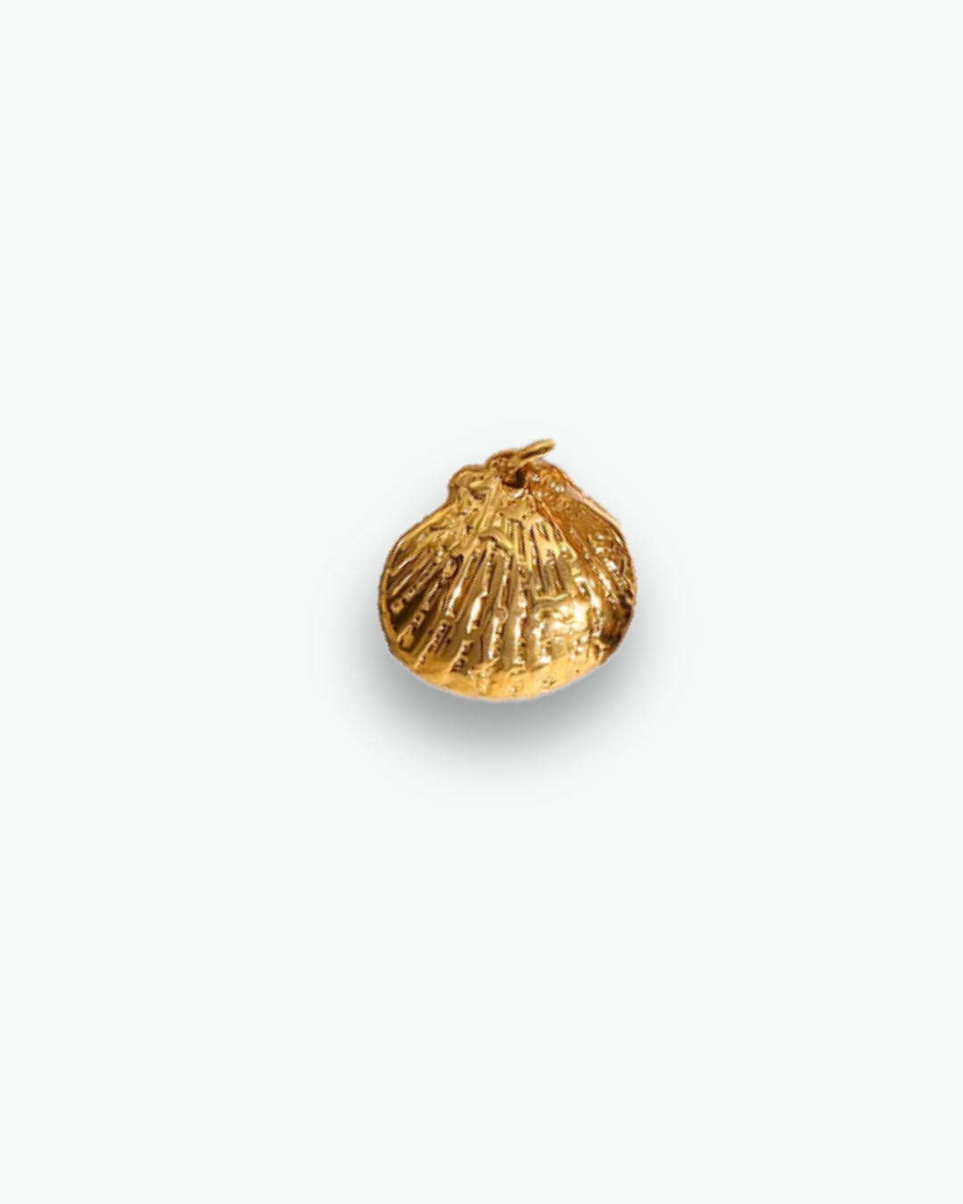 Golden Scallop Charm