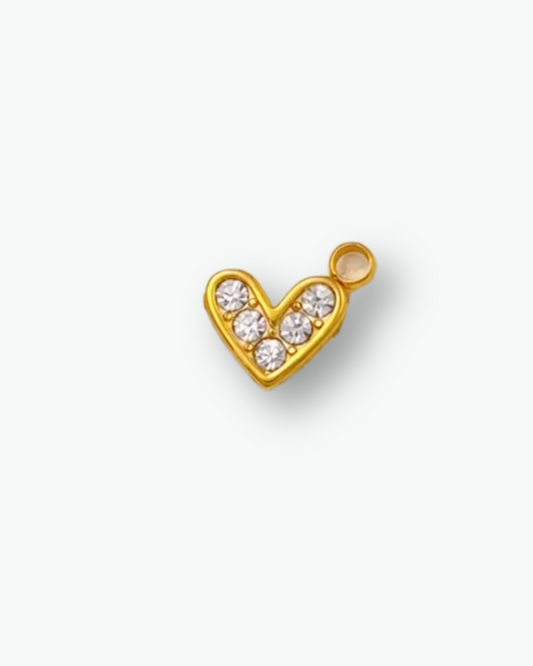 Sparkle Heart Charm
