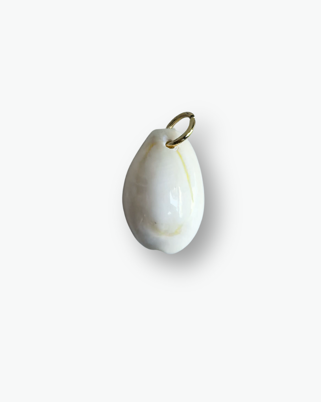 White Conch Shell Charm