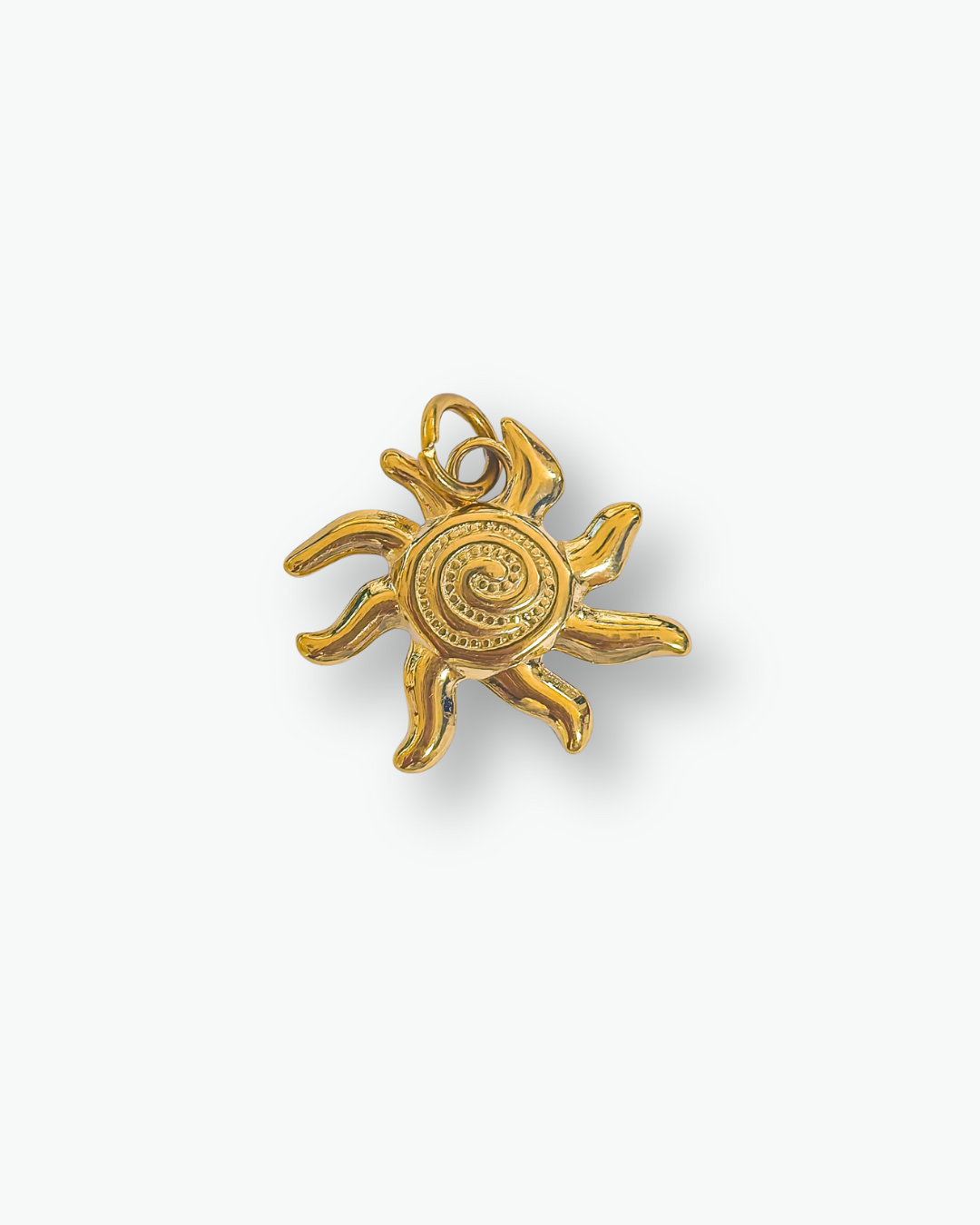 Swirly Sun Charm