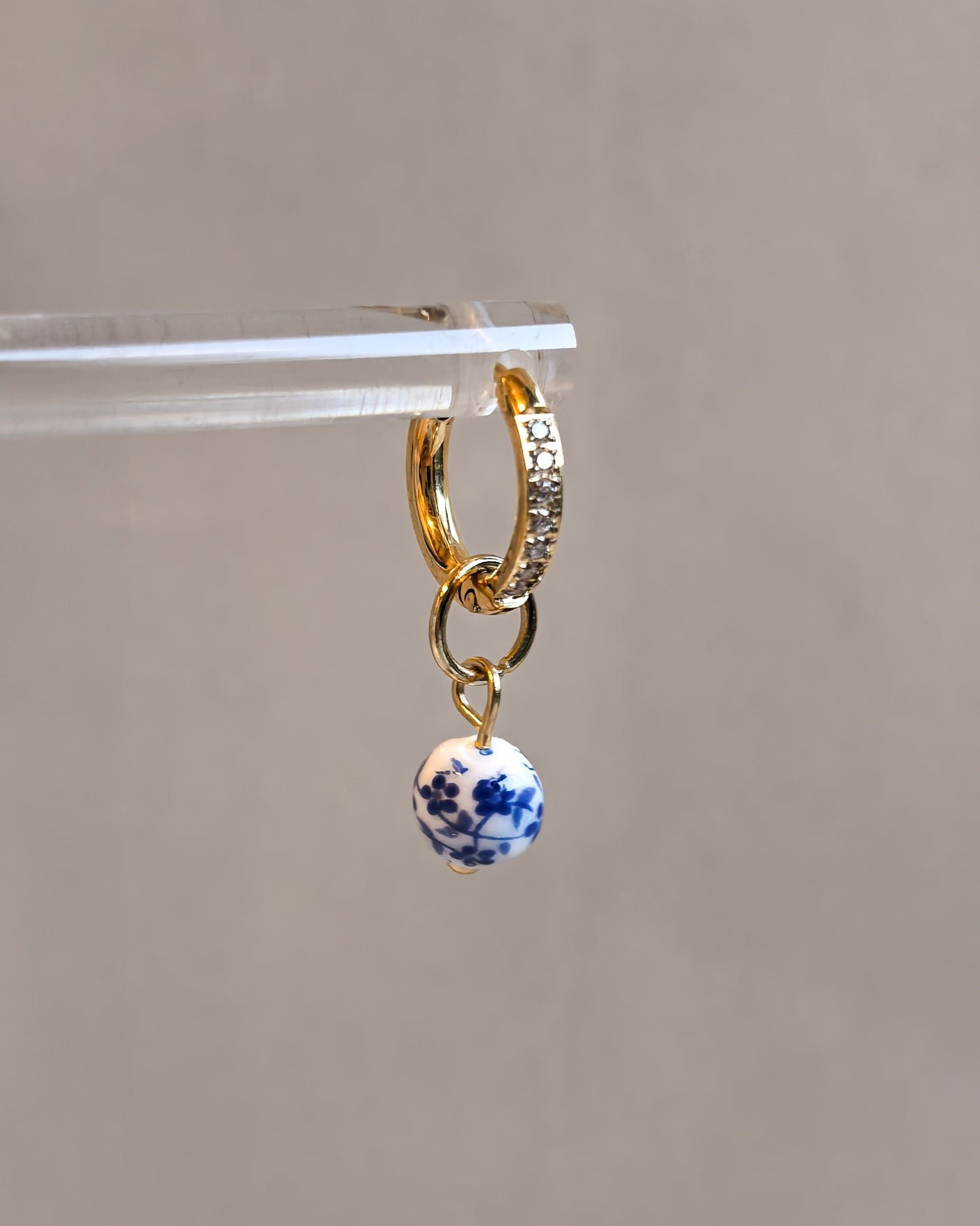 Tiny Ceramic Bead Charm