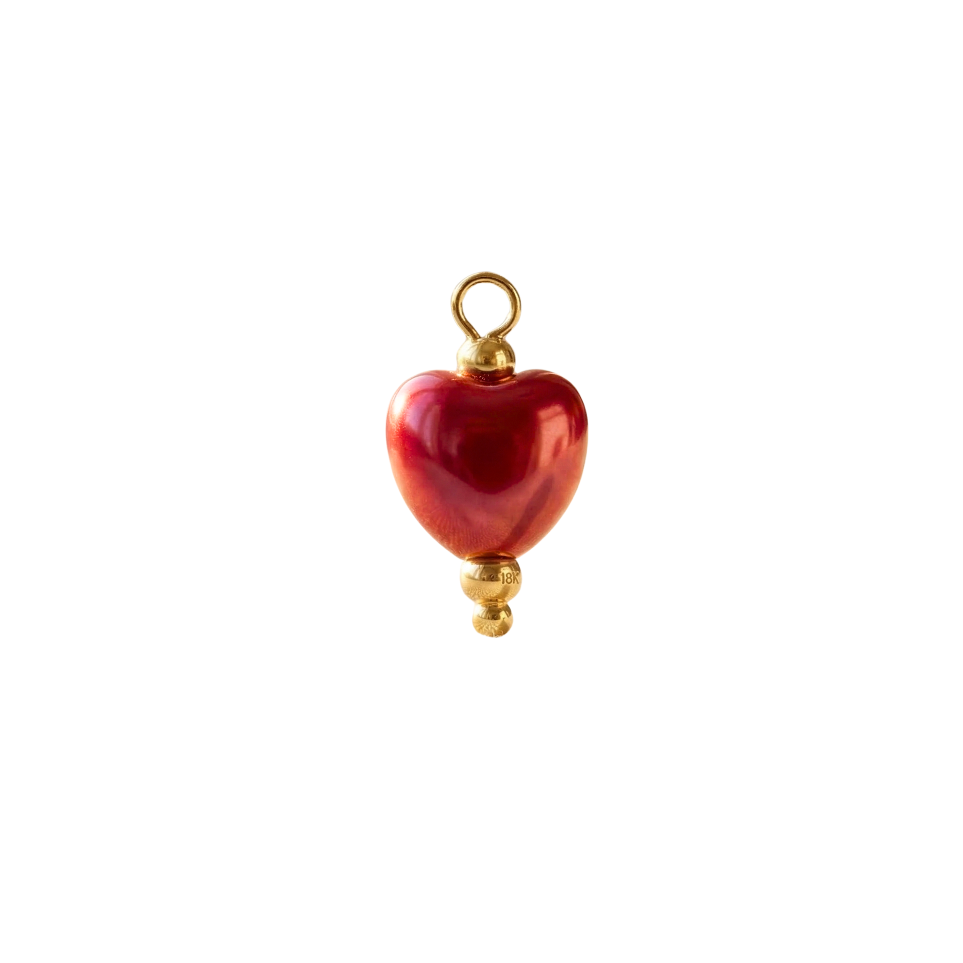 Glossy Heart Charm – Nine Muses Jewellery