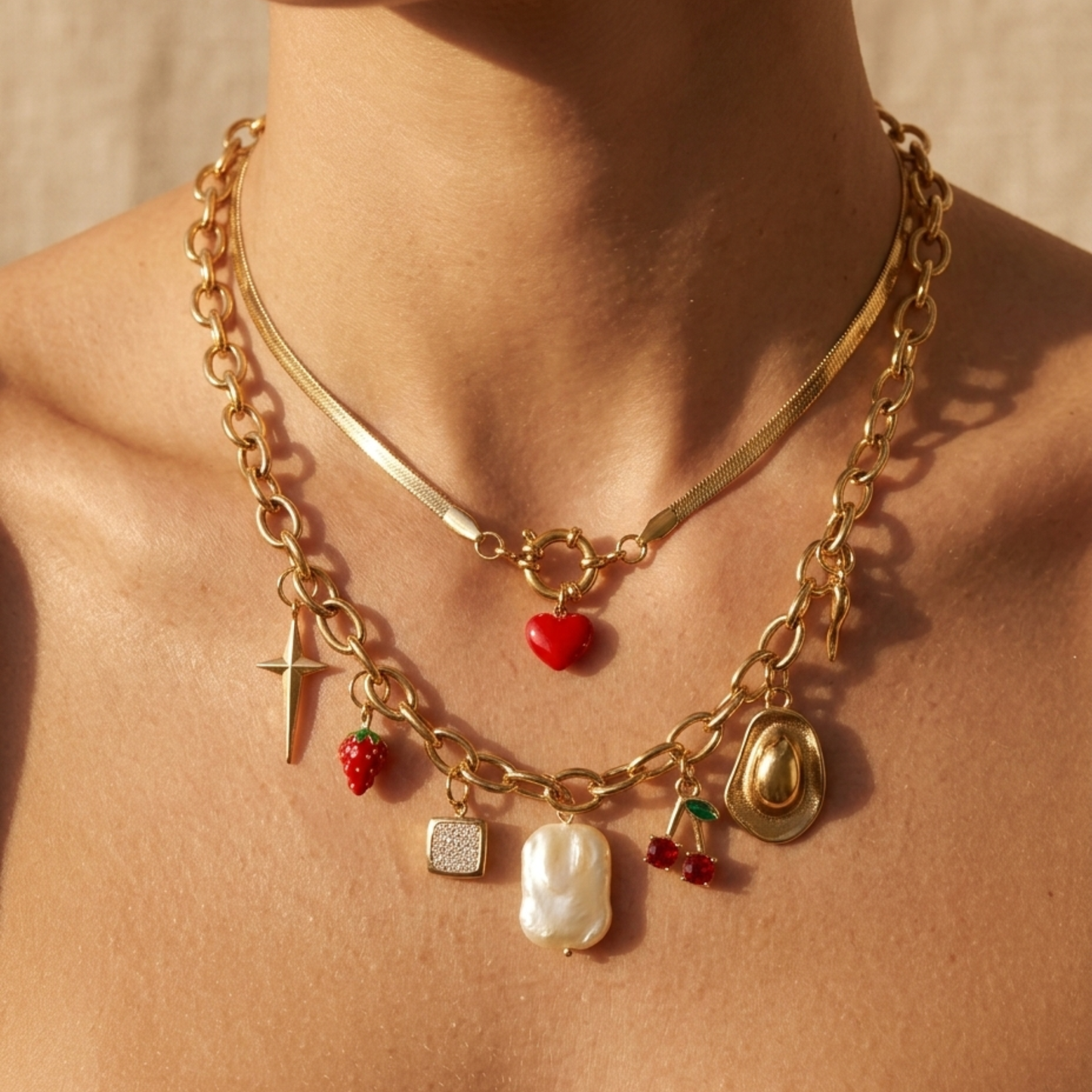Red Heart Charm