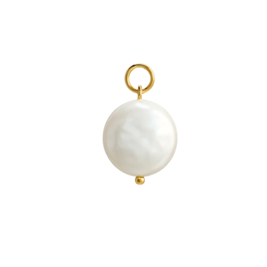 Pearl Coin Charm