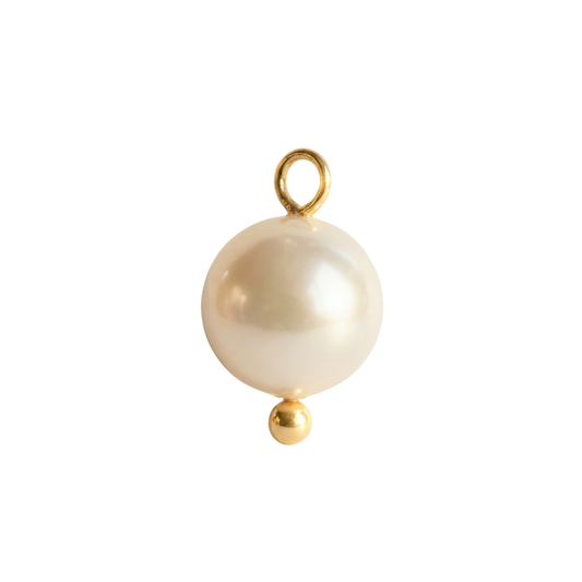 Tiny Pearl Nugget Charm