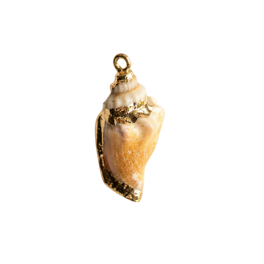 Gold Shell Charm