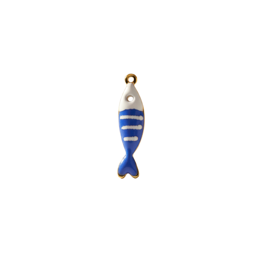 Blue Riviera Fish Charm