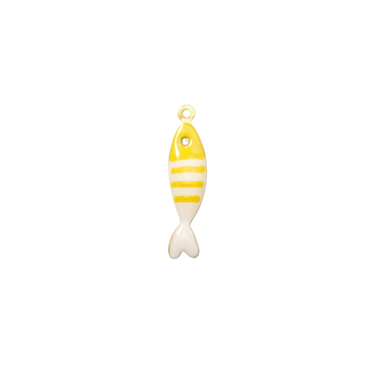 Yellow Riviera Fish Charm