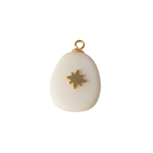 Oval Stone Charm