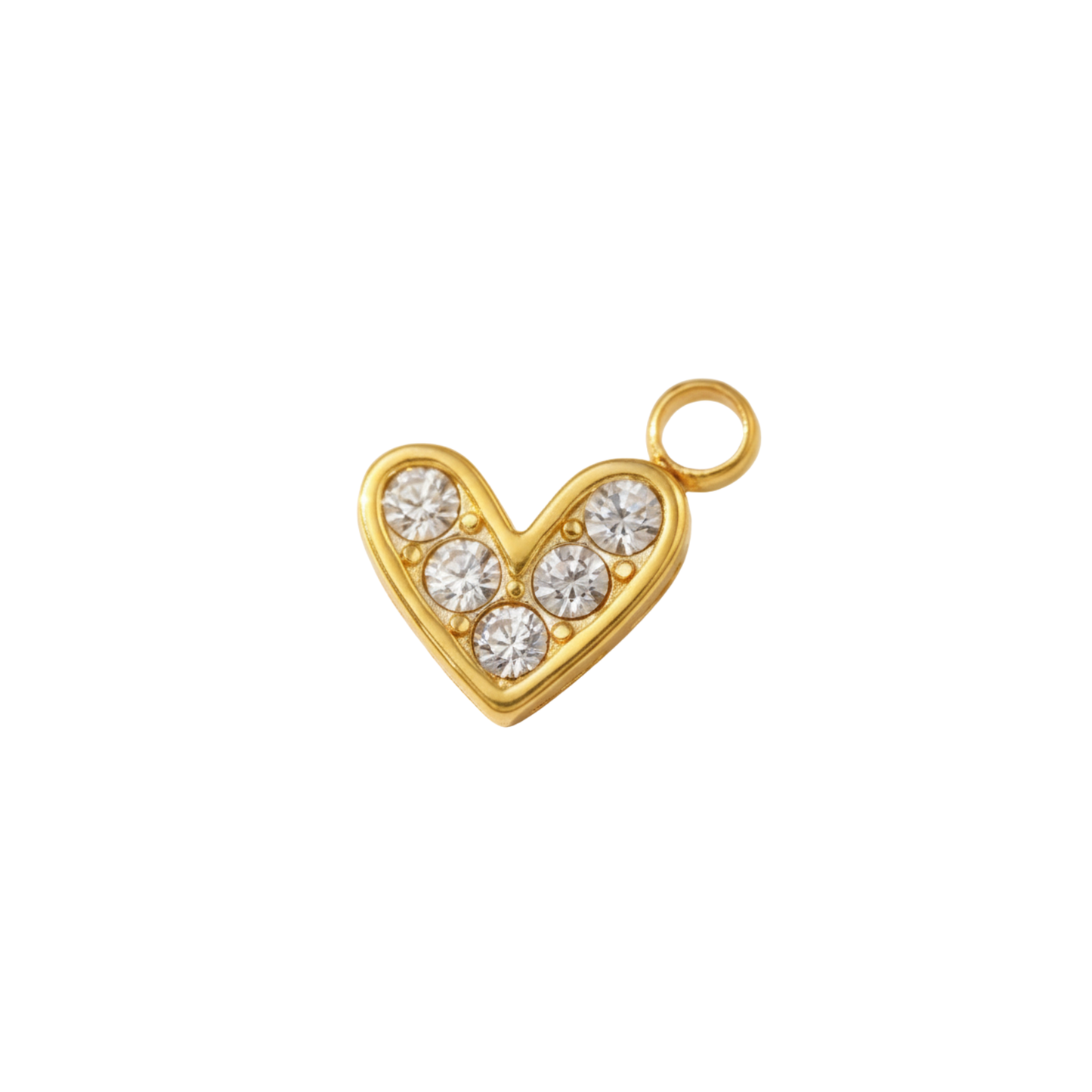 Sparkle Heart Charm