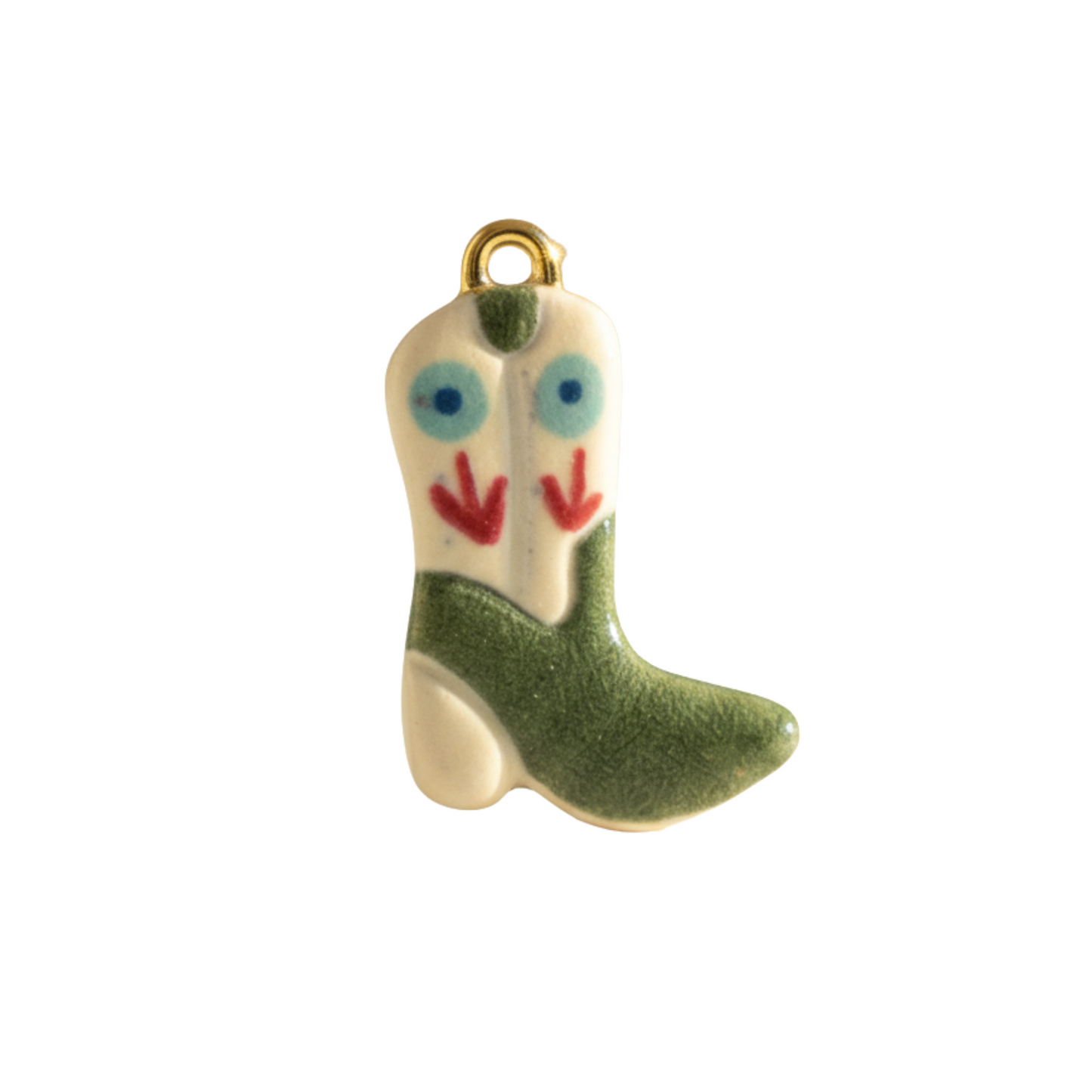 Western Muse Boot Green Charm
