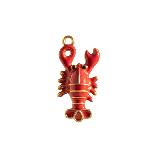 Little Red Lobster Charm