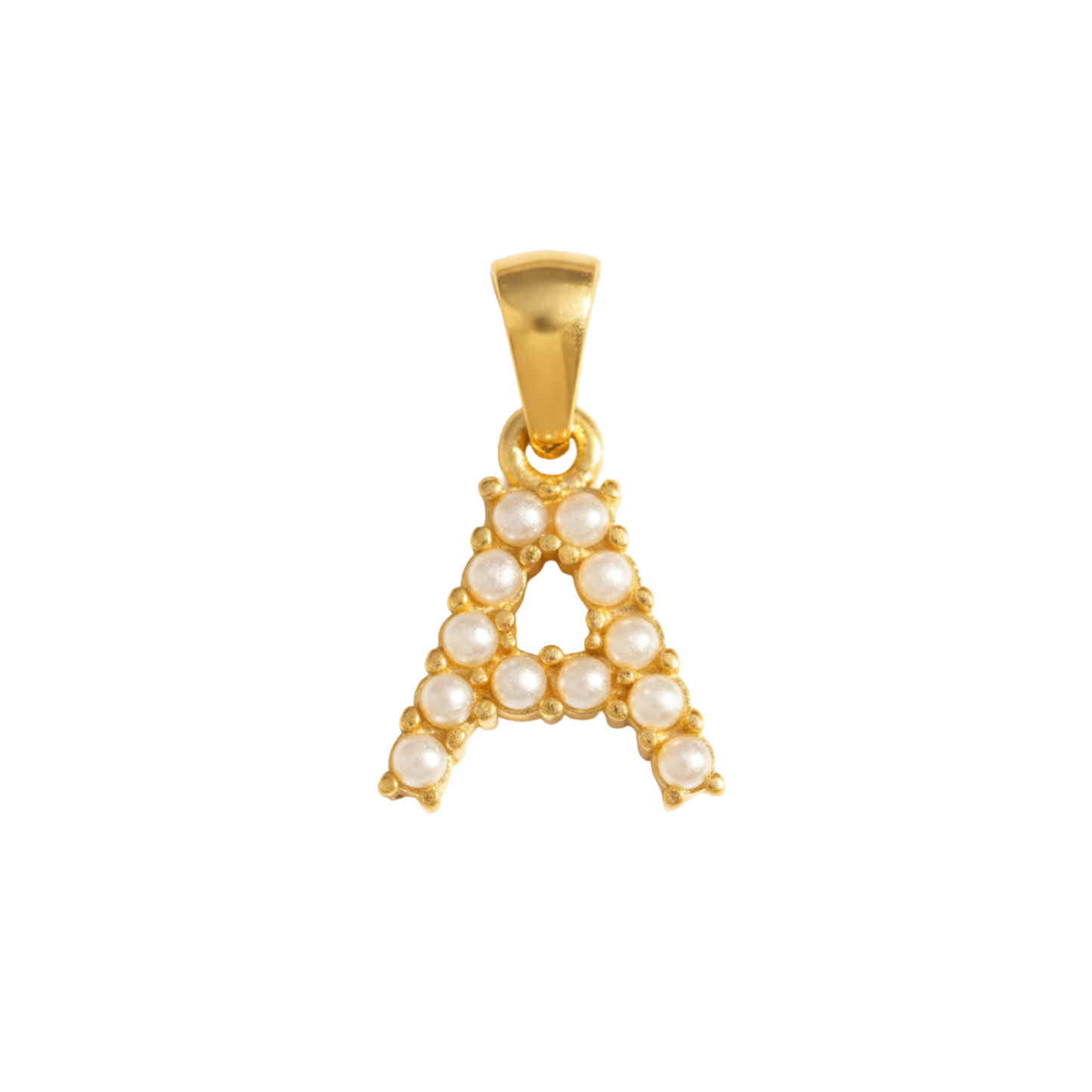 Pearl Initial Charm