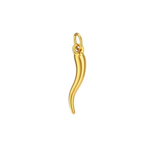 Gold Chili Charm