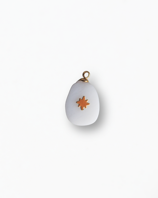 Oval Stone Charm