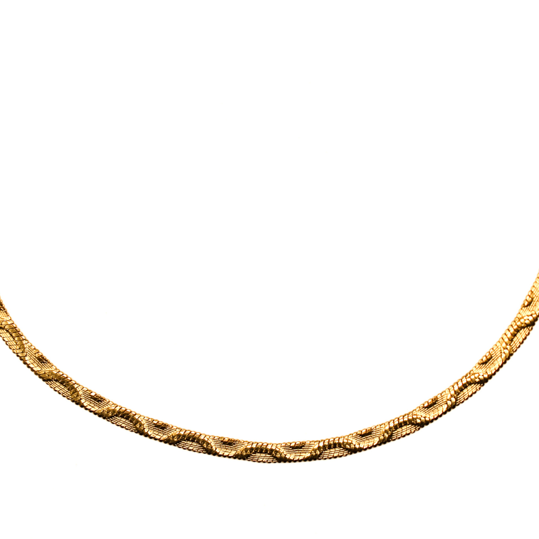 Herringbone Snake Necklace