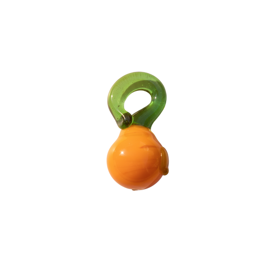 Glass Orange Charm