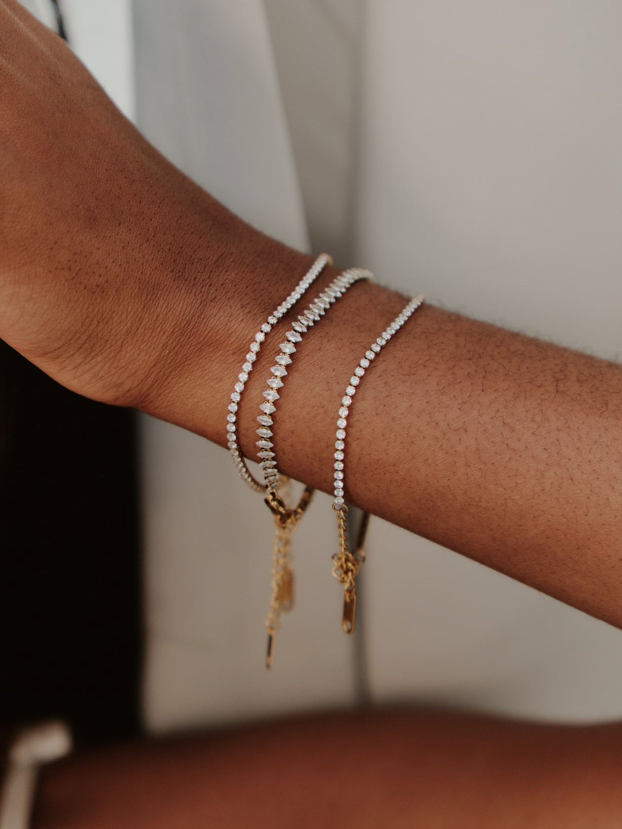 Round Tennis Bracelet